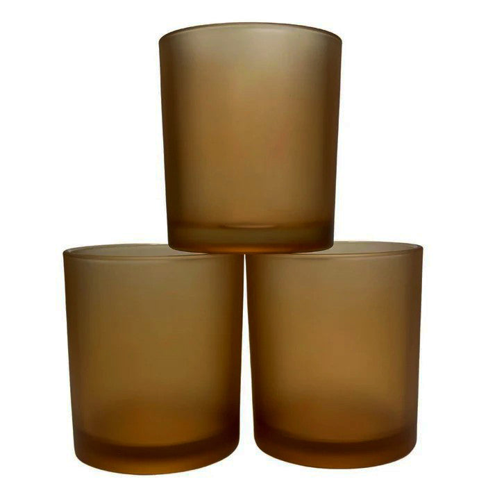 NNEDSZ 10 Pack Brown Frosted Glass Votive Tealight Candle Holders House Party Cenrepiece Xmas Wedding Decor Glass Candlestick Party Decorations Bridal Valentines Event